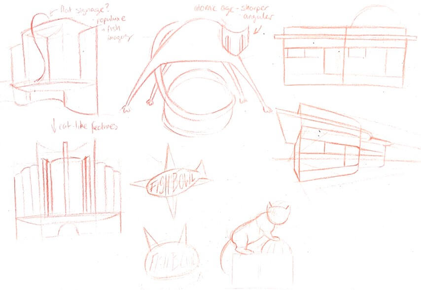 Environment Sketches Page 3 Environment Sketches Page 3