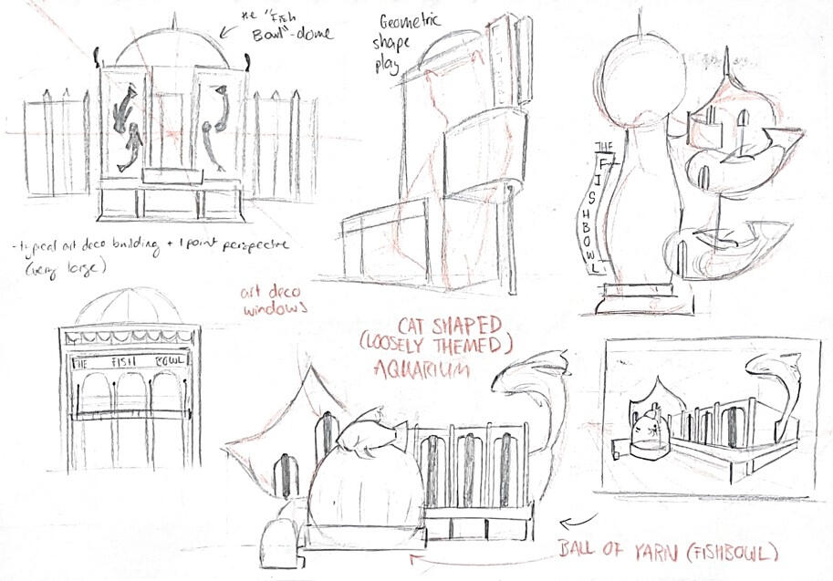 Environment Sketches Page 1 Environment Sketches Page 1
