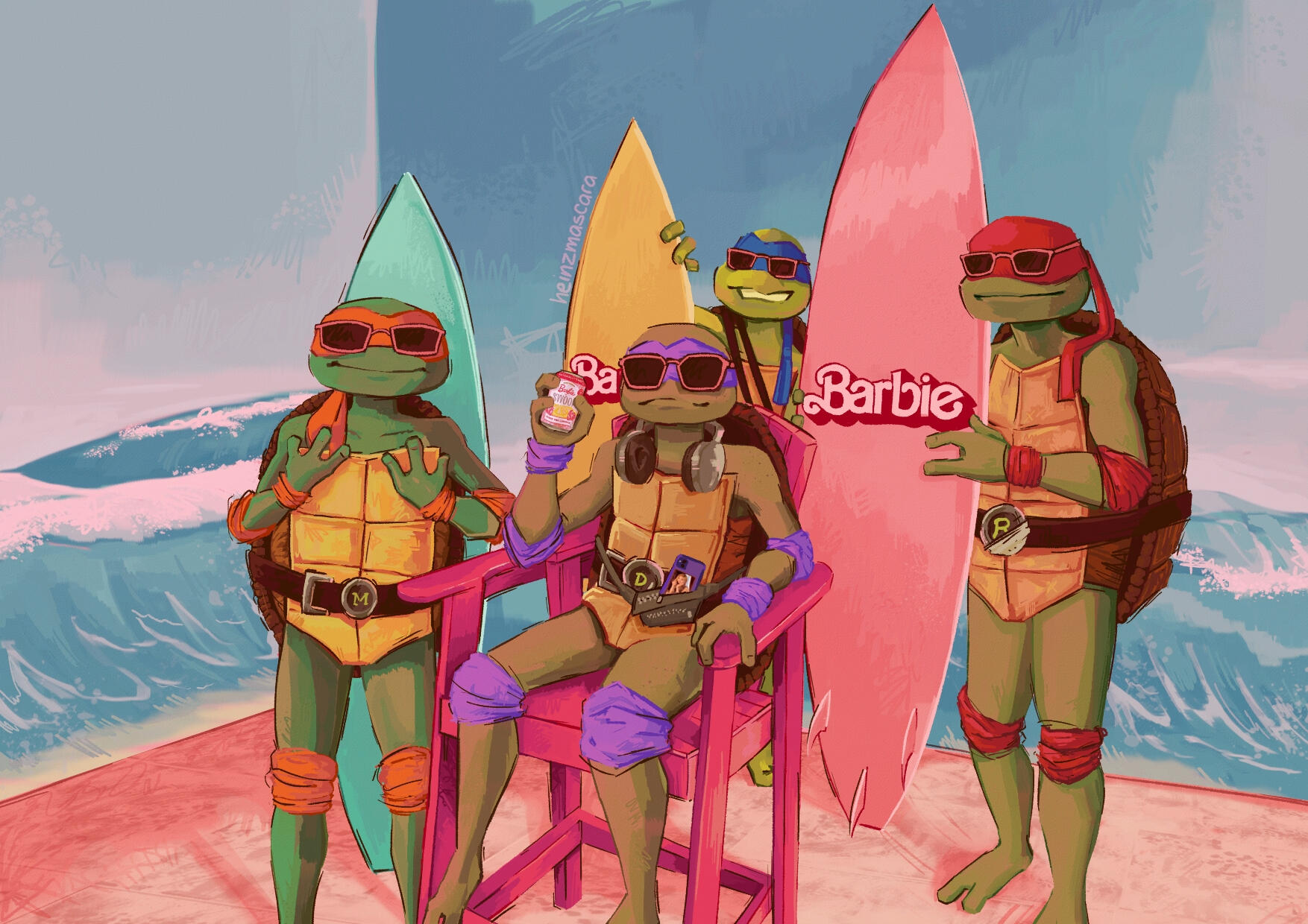 TMNT x Barbie